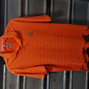 Adidas Orange Climate Cool Polo Size M